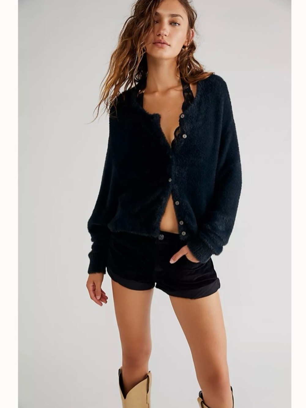 Free People One Wyatt Sweater Sz M/L